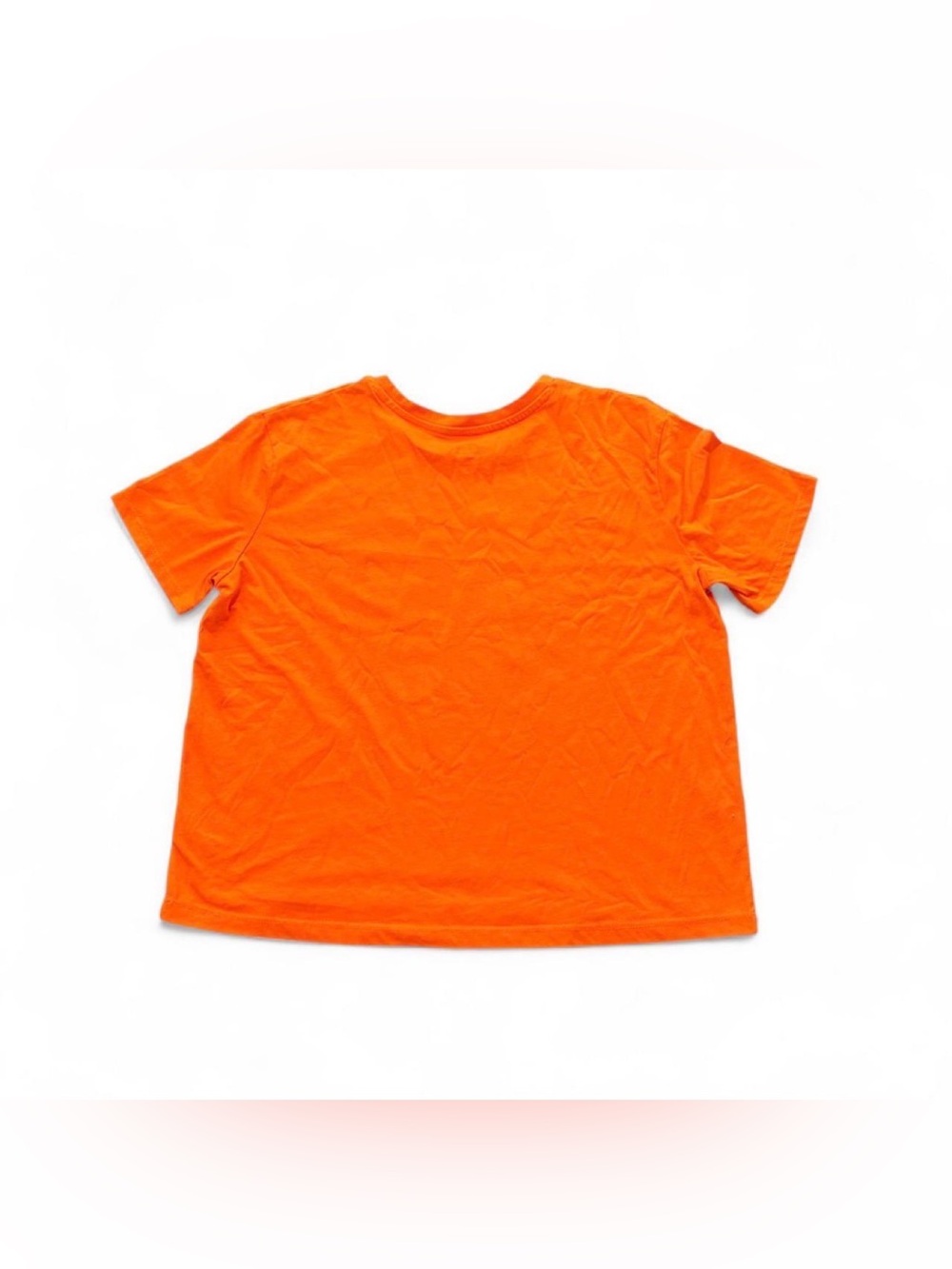 🩷$3 BUNDLED- Kids' Orange Halloween Cat Graphic Tee - 'Magically Purr-fect' - Picture 3 of 5